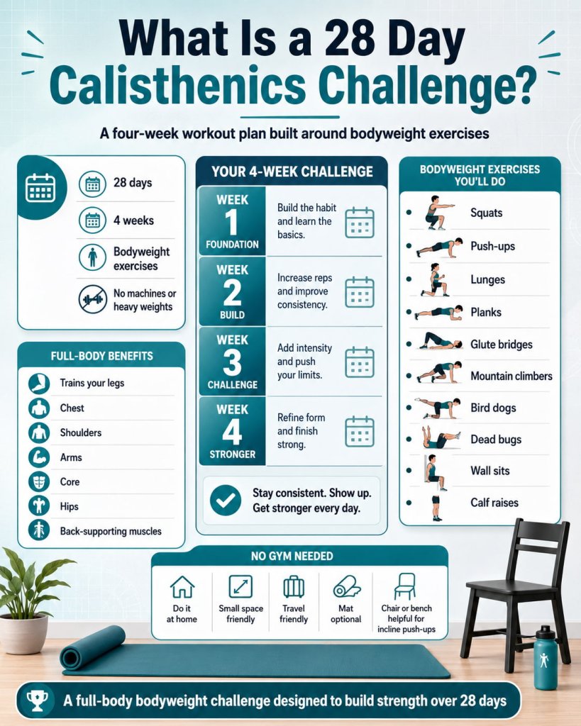 What Is a 28 Day Calisthenics Challenge?