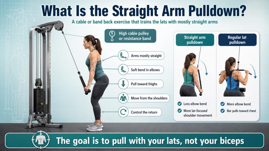 What Is the Straight Arm Pulldown?