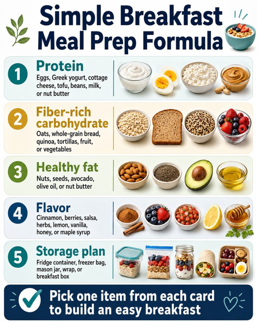Simple Breakfast Meal Prep Formula