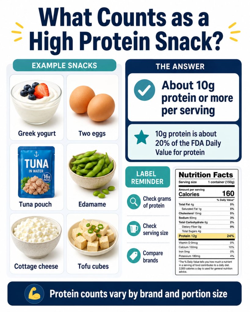 What Counts as a High Protein Snack?