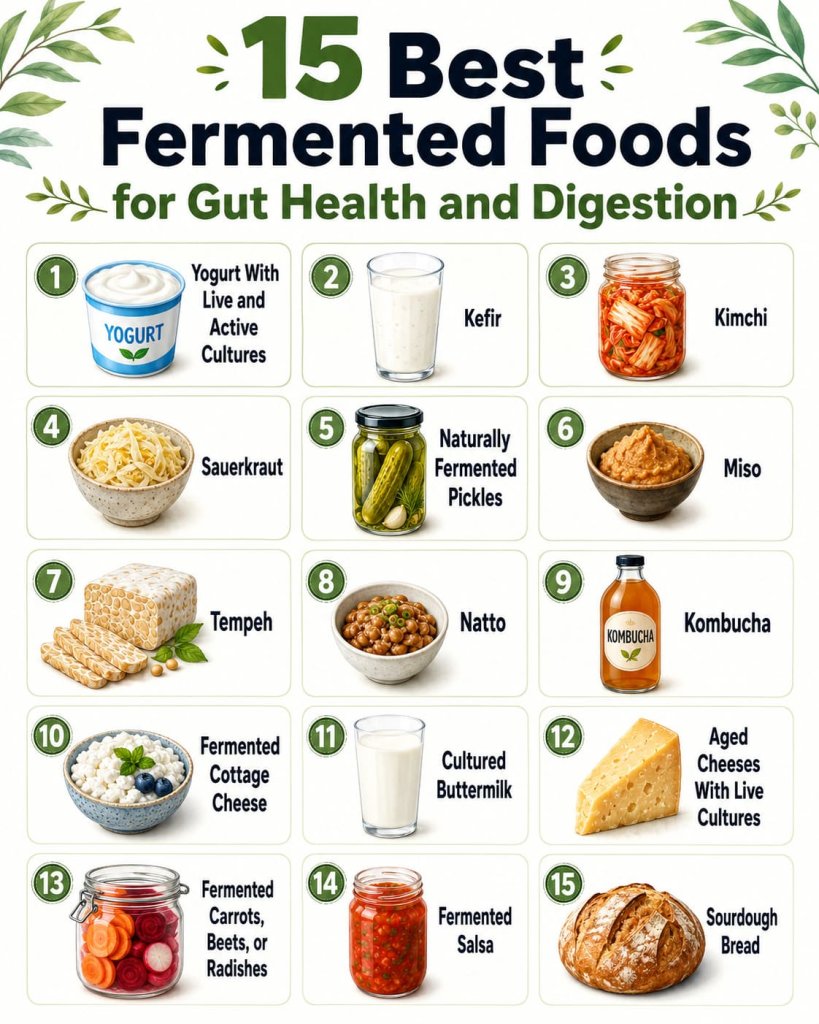 15 Best Fermented Foods for Gut Health and Digestion