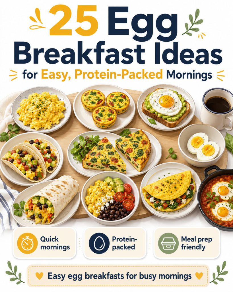 25 Egg Breakfast Ideas for Easy, Protein-Packed Mornings