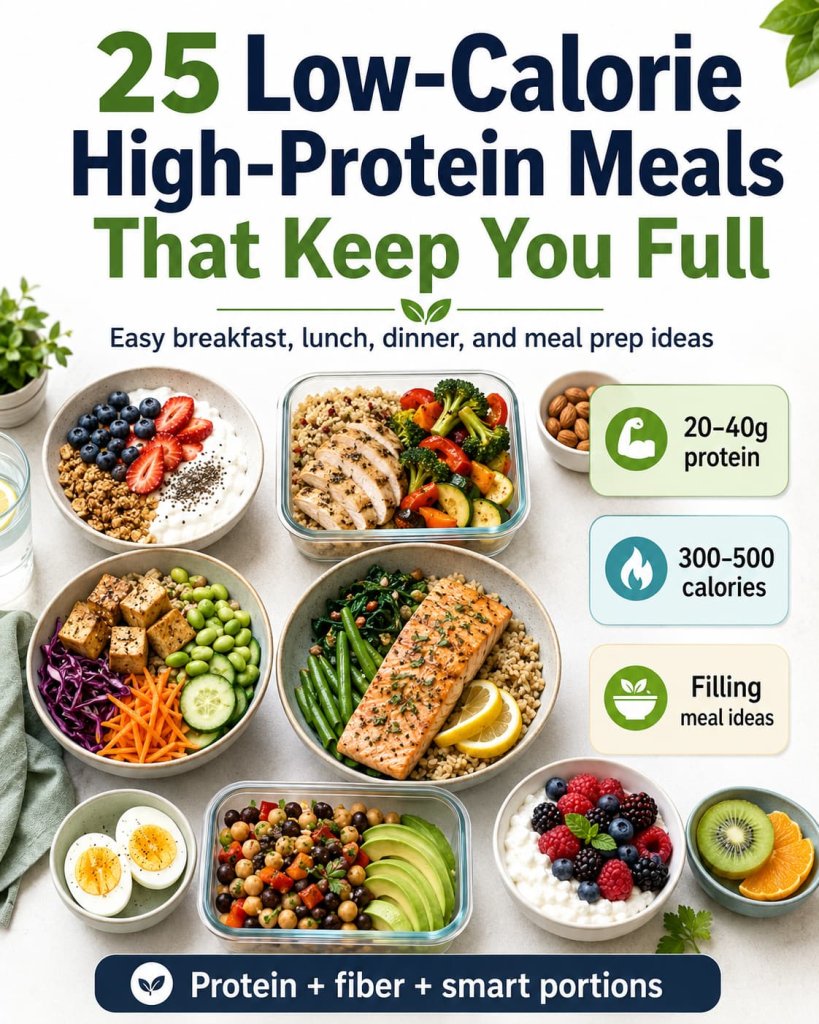 25 Low-Calorie High-Protein Meals That Keep You Full