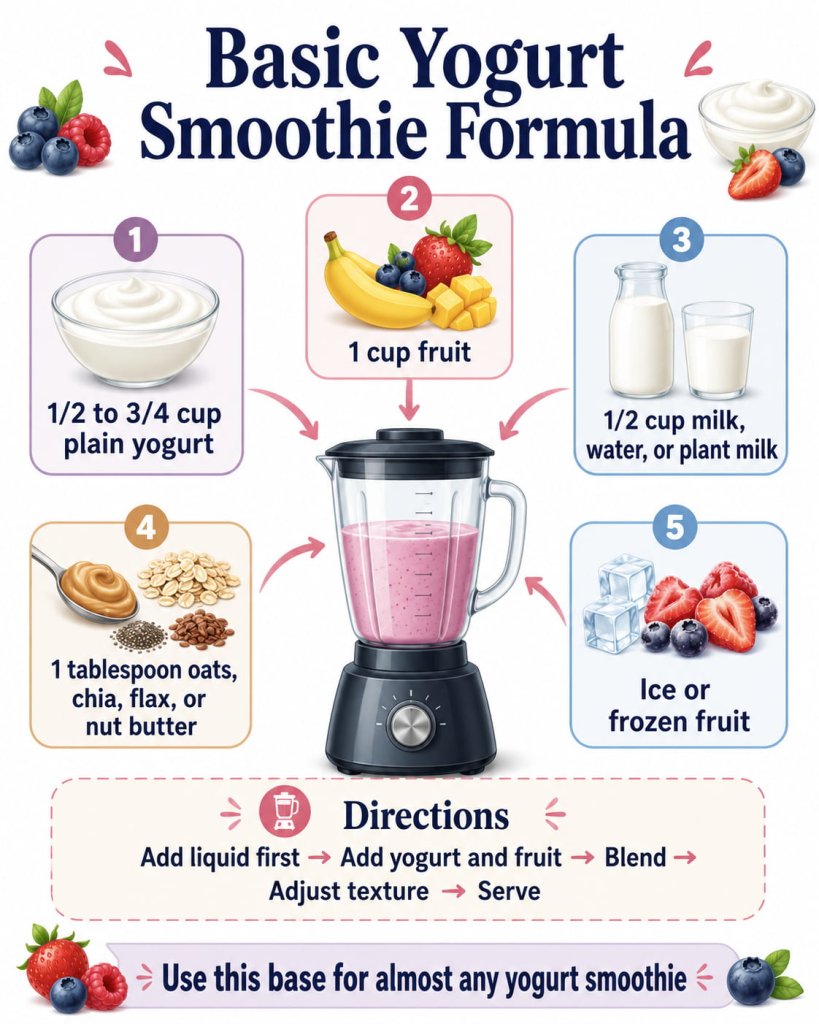 Basic Yogurt Smoothie Formula