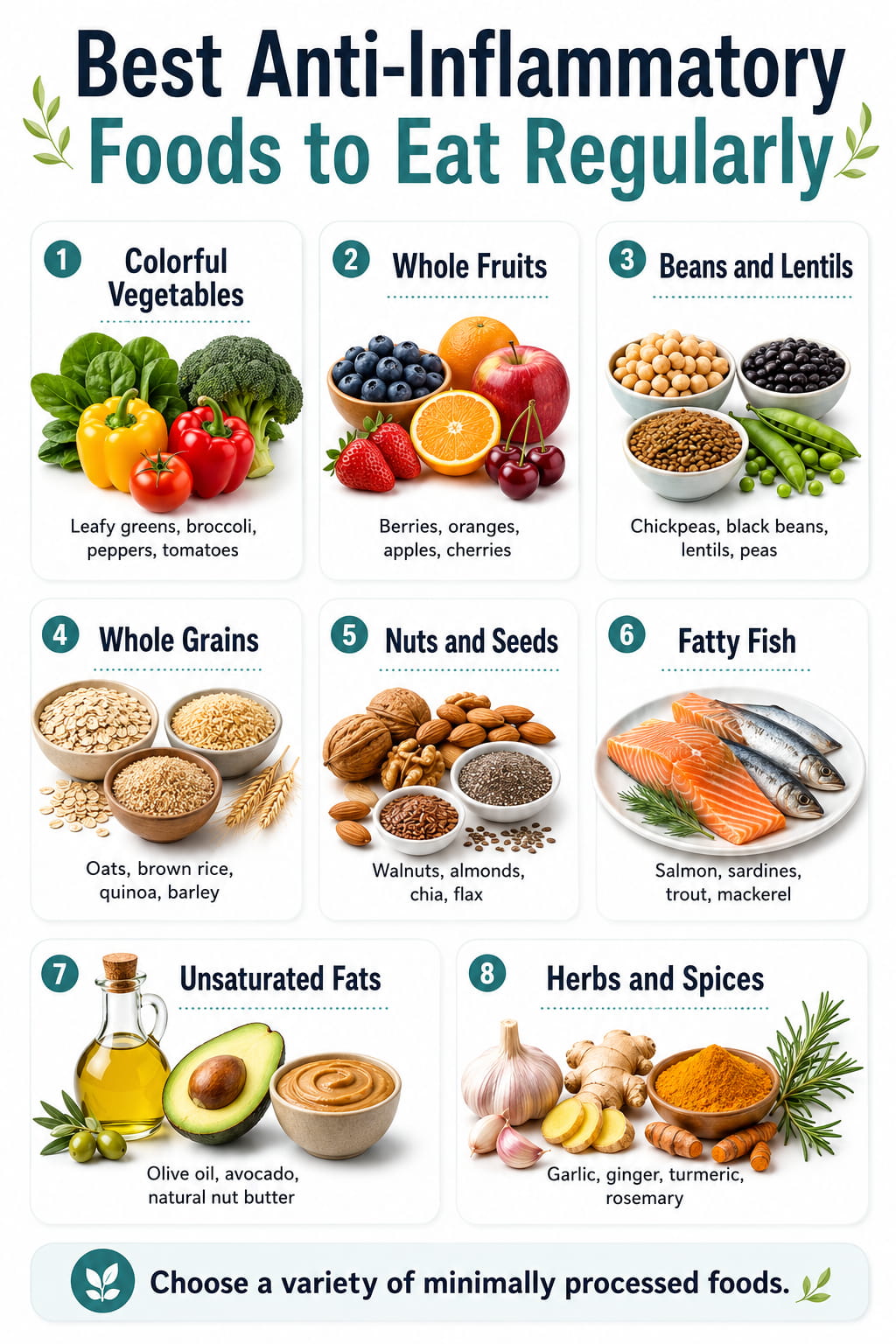 Best Anti-Inflammatory Foods to Eat Regularly