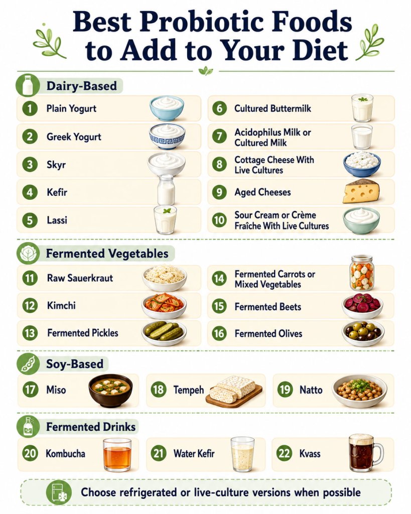Best Probiotic Foods to Add to Your Diet