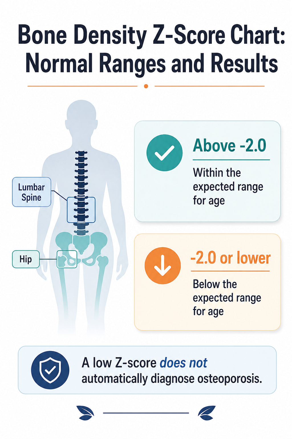 Bone Density Z-Score Chart: Normal Ranges and Results