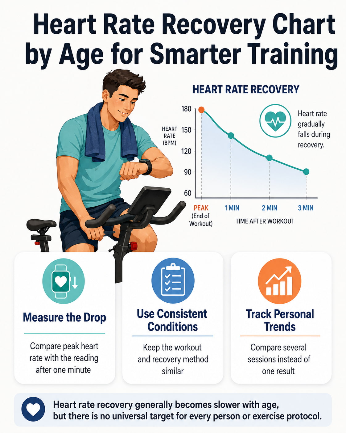 Heart Rate Recovery Chart by Age for Smarter Training