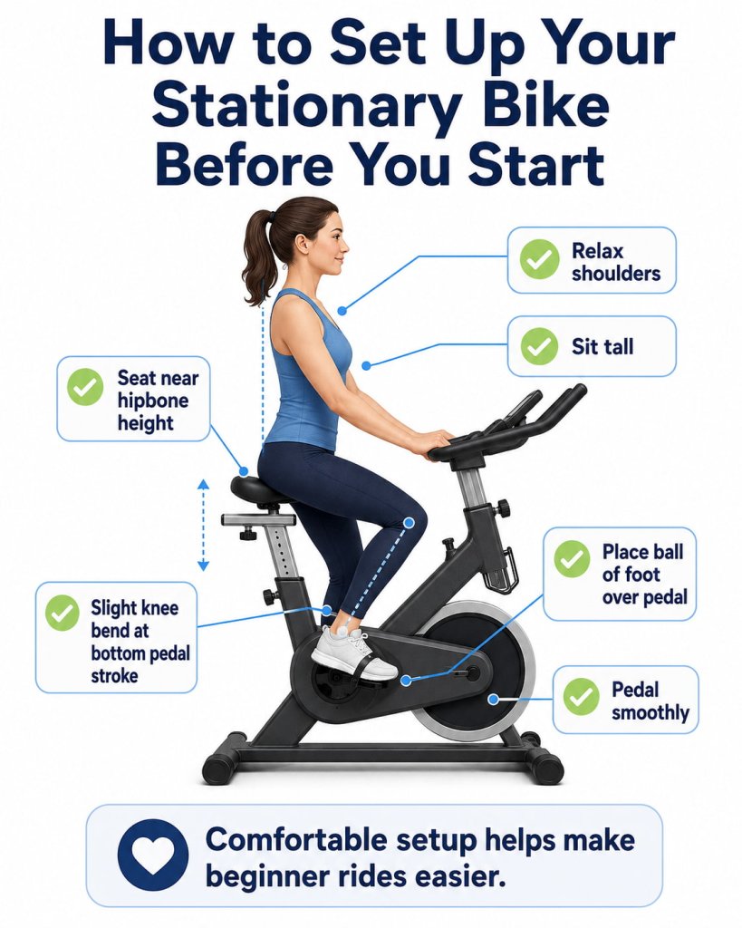 How to Set Up Your Stationary Bike Before You Start