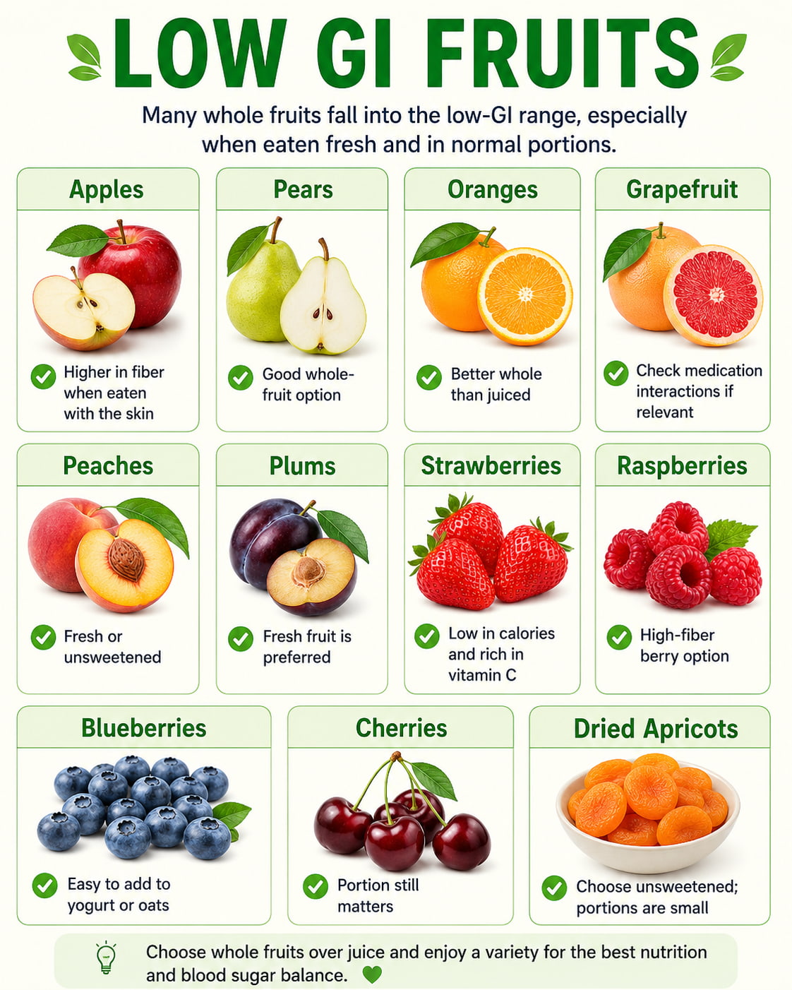 Low GI Fruits