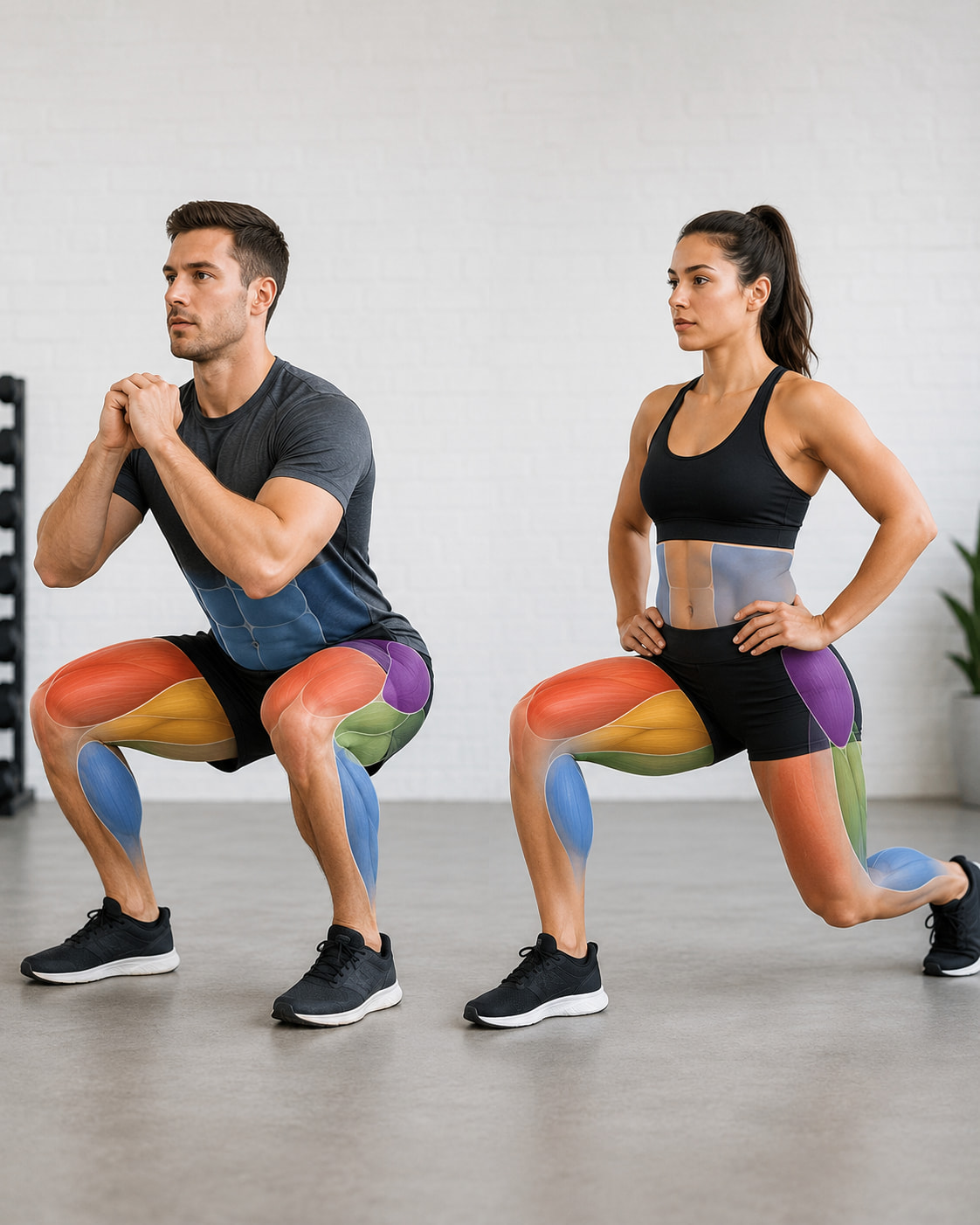 Muscles Worked by Squats and Lunges