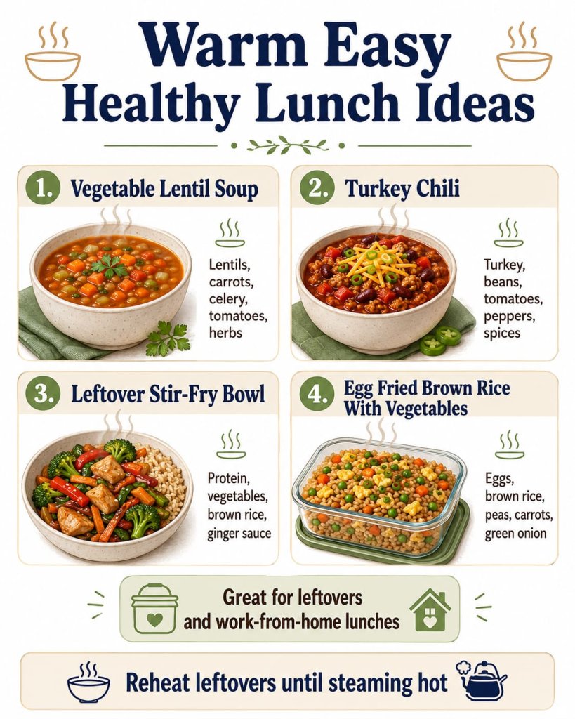 Warm Easy Healthy Lunch Ideas
