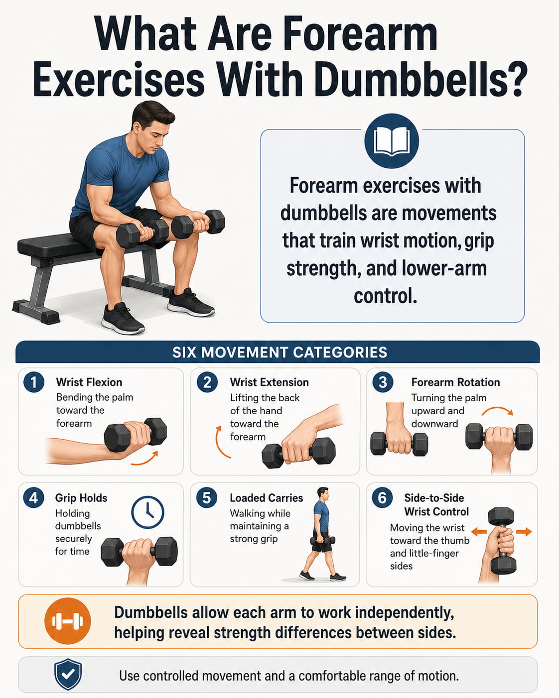 What Are Forearm Exercises With Dumbbells?