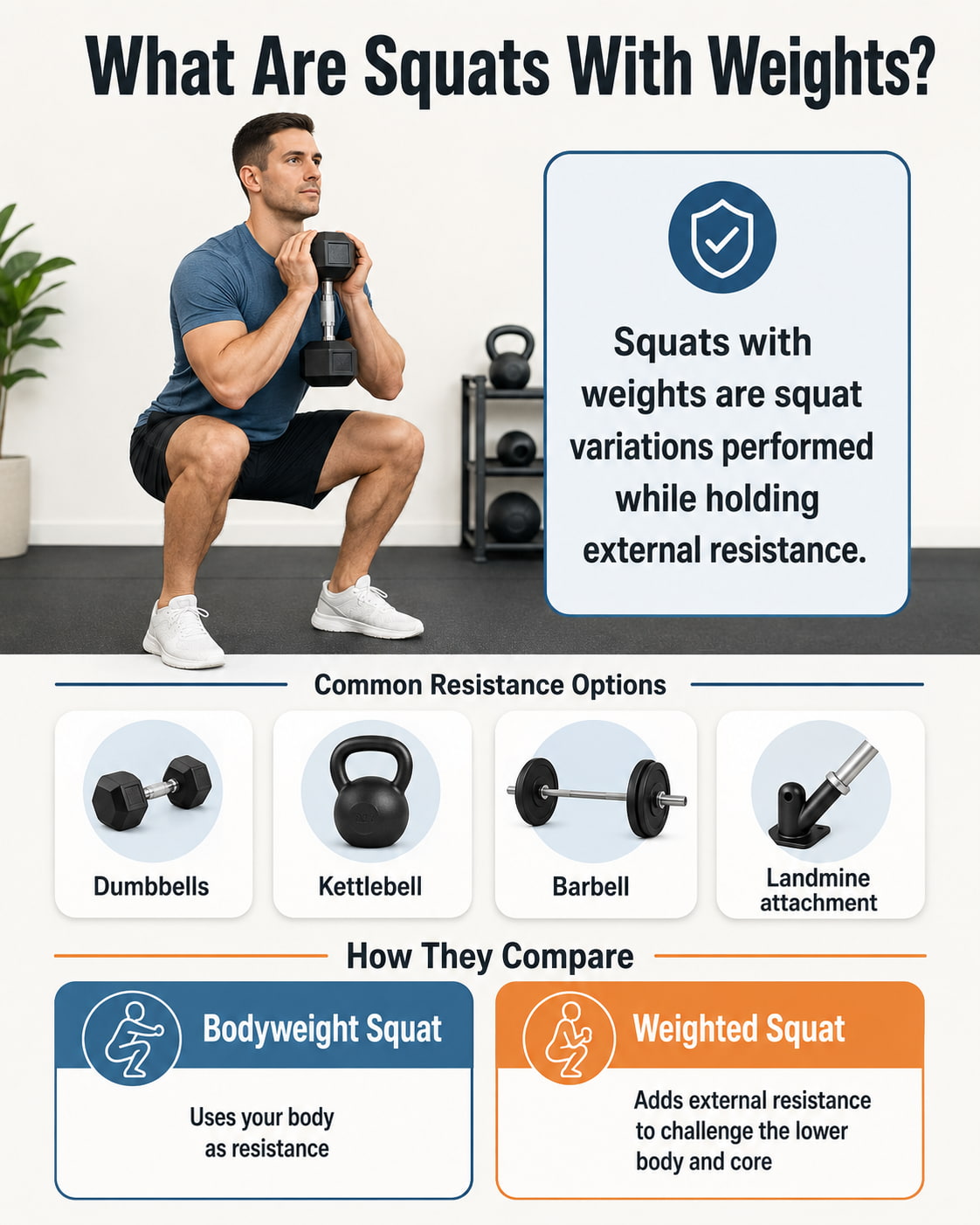 What Are Squats With Weights?