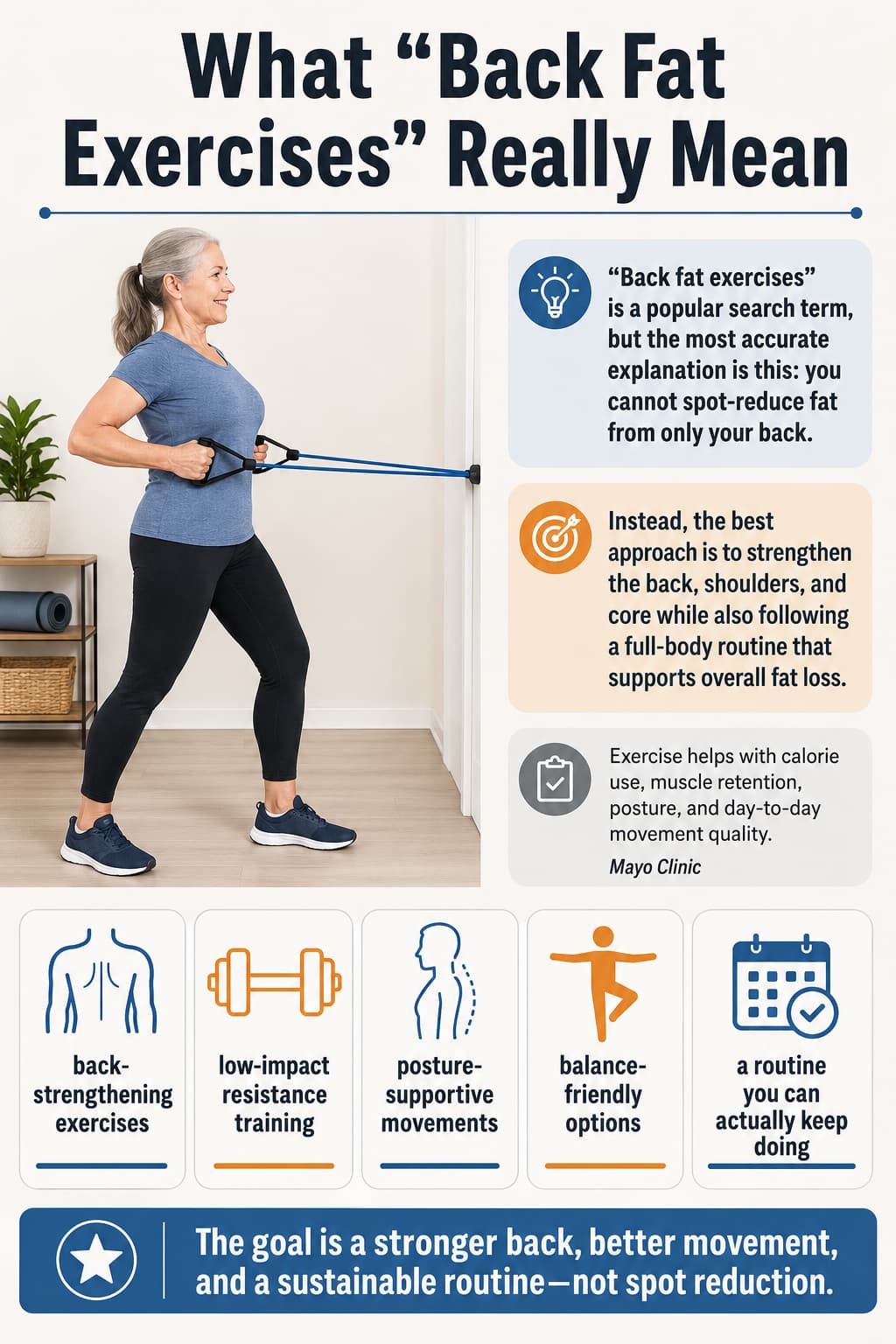 What “Back Fat Exercises” Really Mean