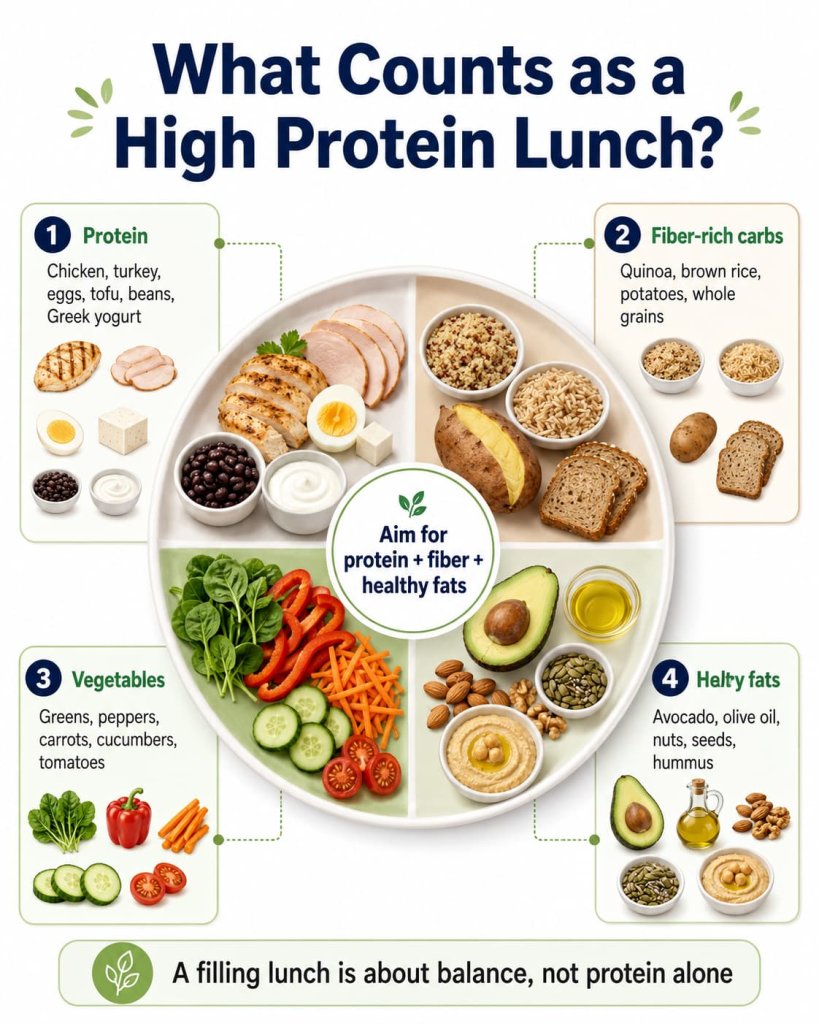 What Counts as a High Protein Lunch?