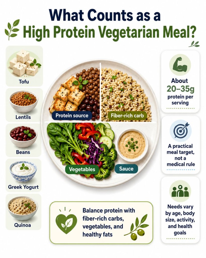 What Counts as a High Protein Vegetarian Meal?