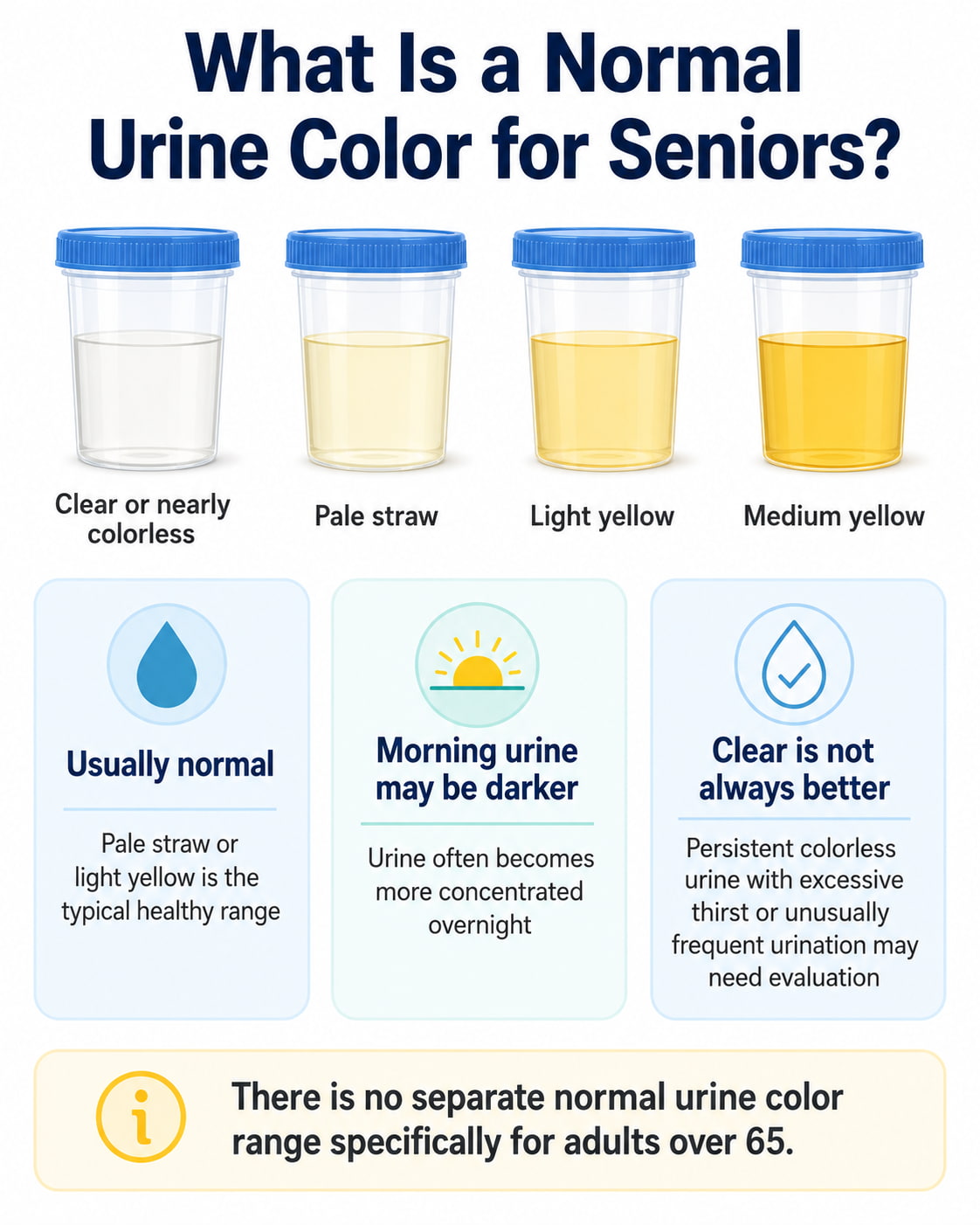 What Is a Normal Urine Color for Seniors?