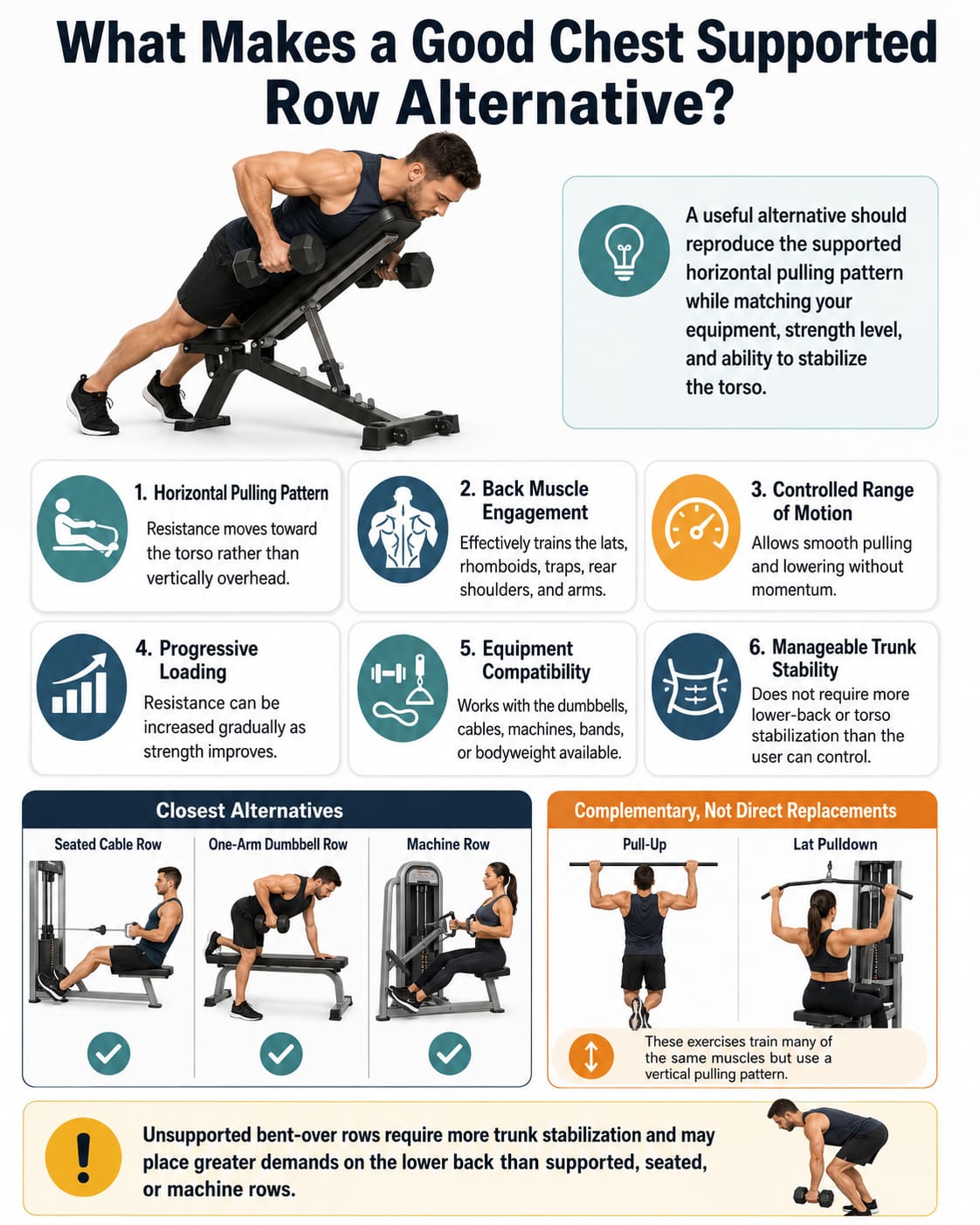 What Makes a Good Chest Supported Row Alternative