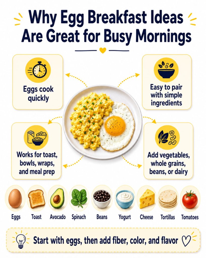 Why Egg Breakfast Ideas Are Great for Busy Mornings