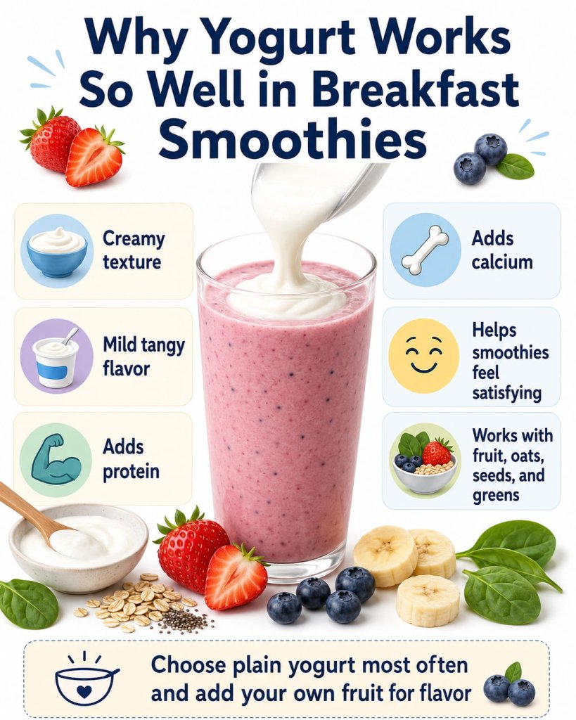 Why Yogurt Works So Well in Breakfast Smoothies