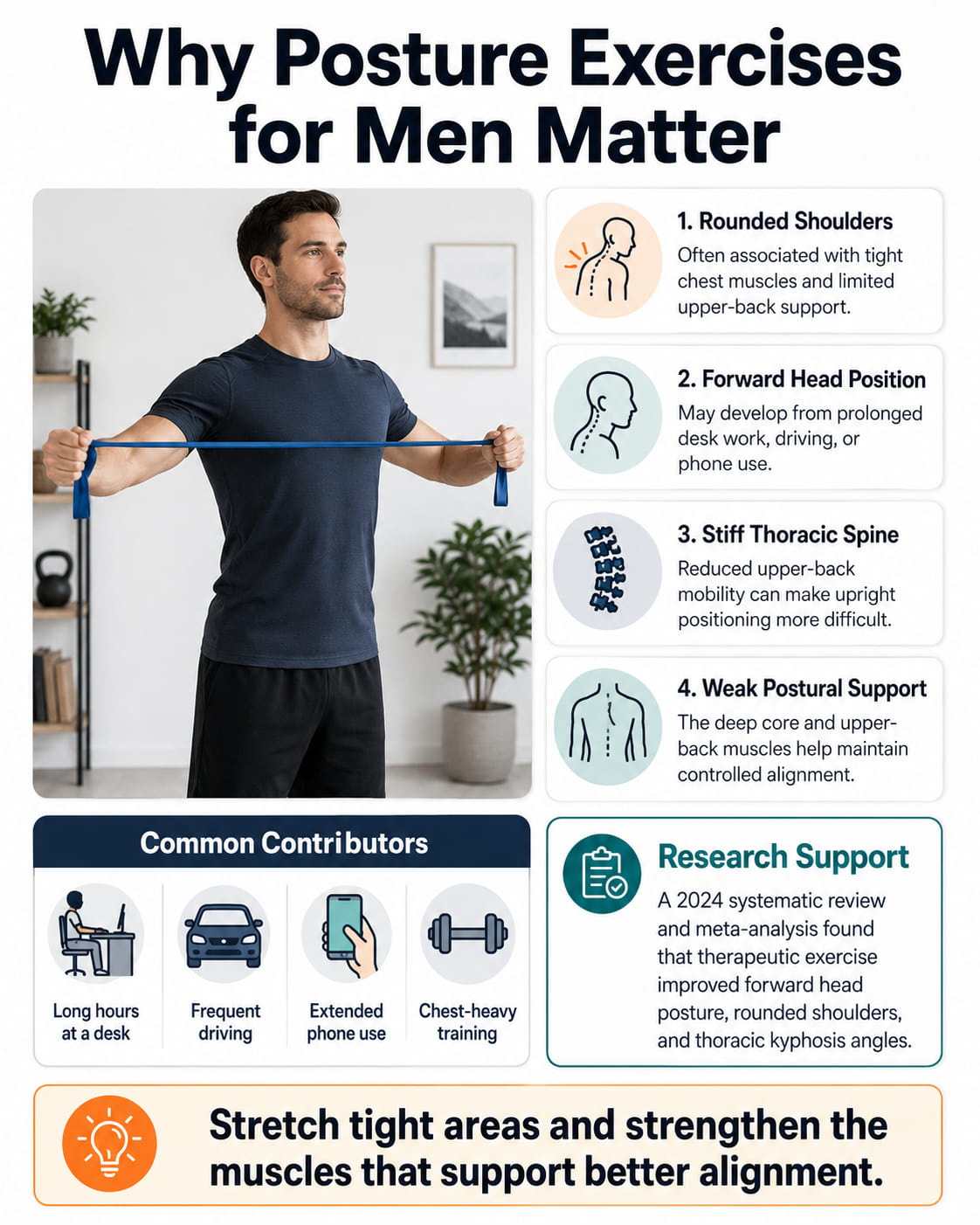 Why posture exercises for men matter