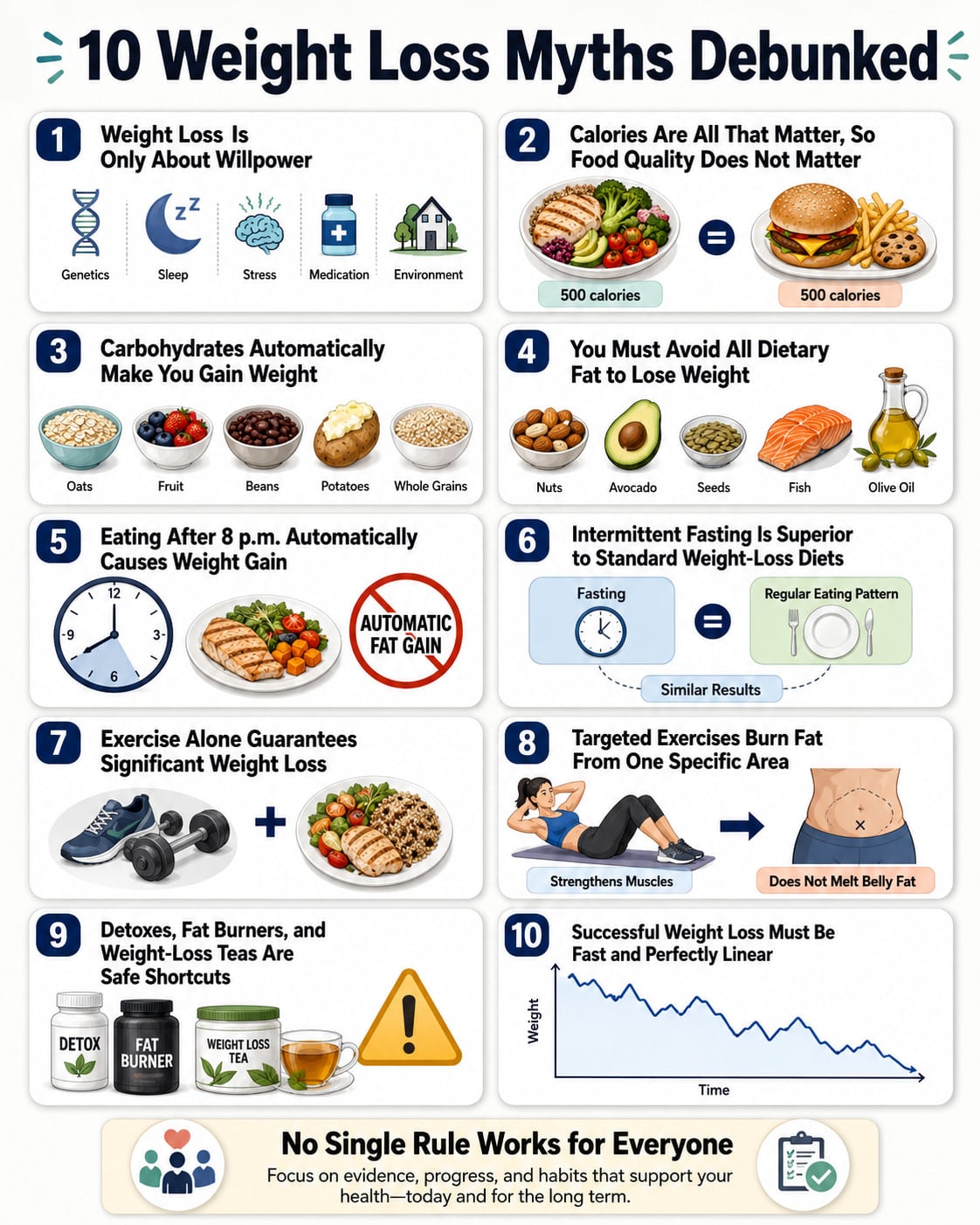 10 Weight Loss Myths Debunked