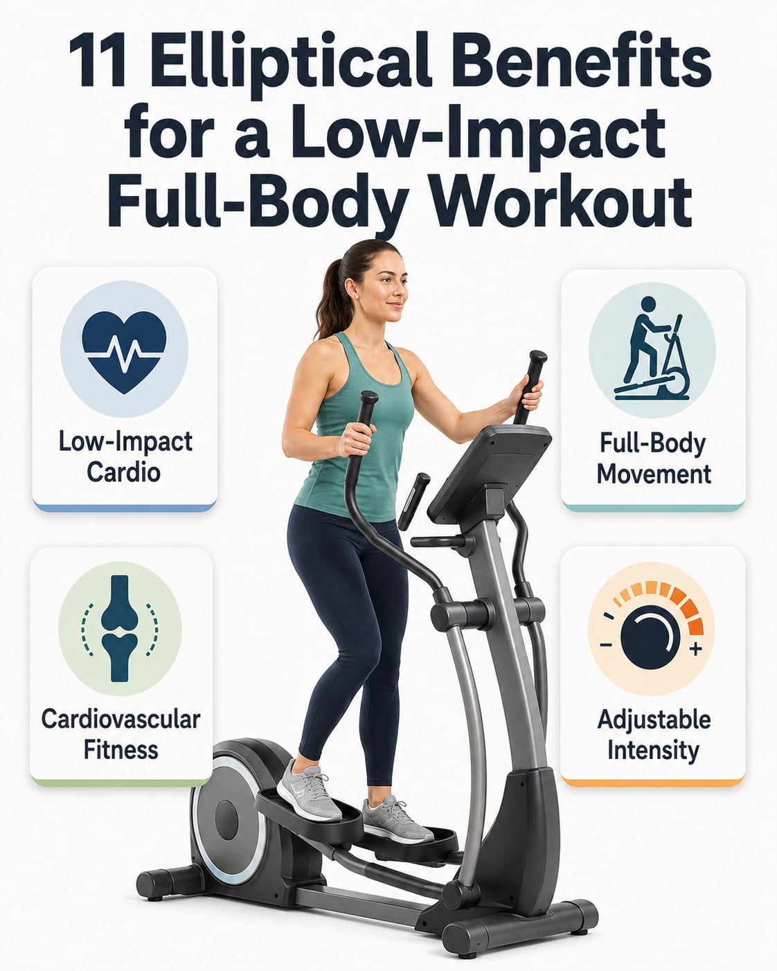 11 Elliptical Benefits for a Low-Impact Full-Body Workout