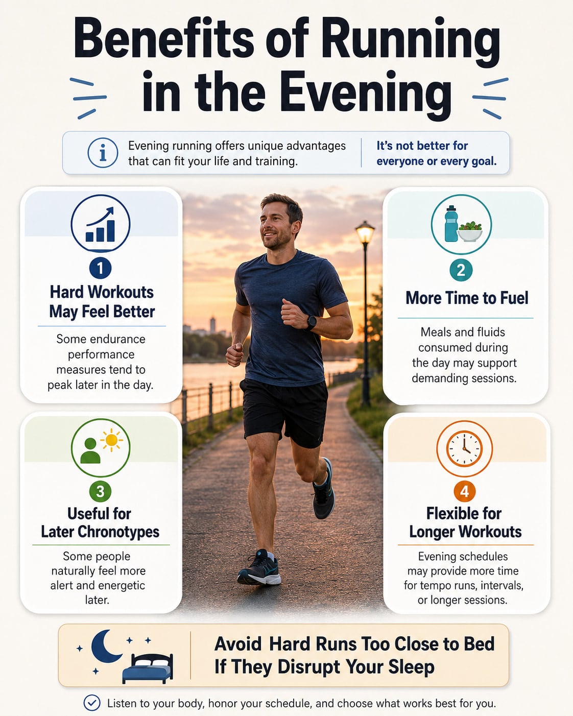 Benefits of Running in the Evening
