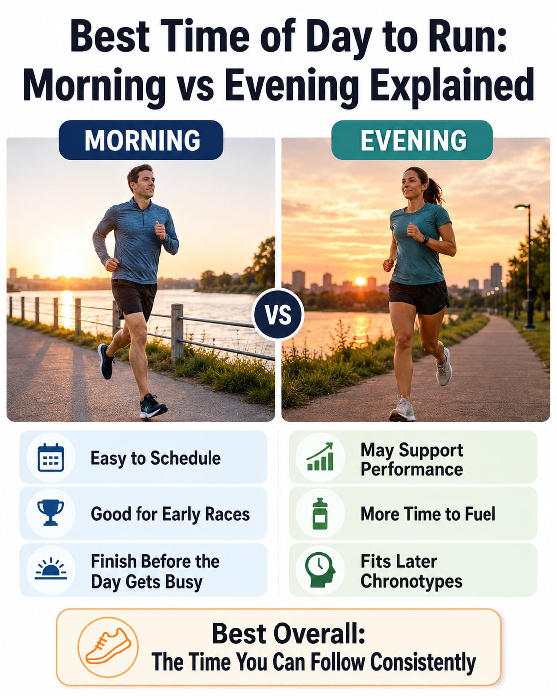 Best Time of Day to Run: Morning vs Evening Explained