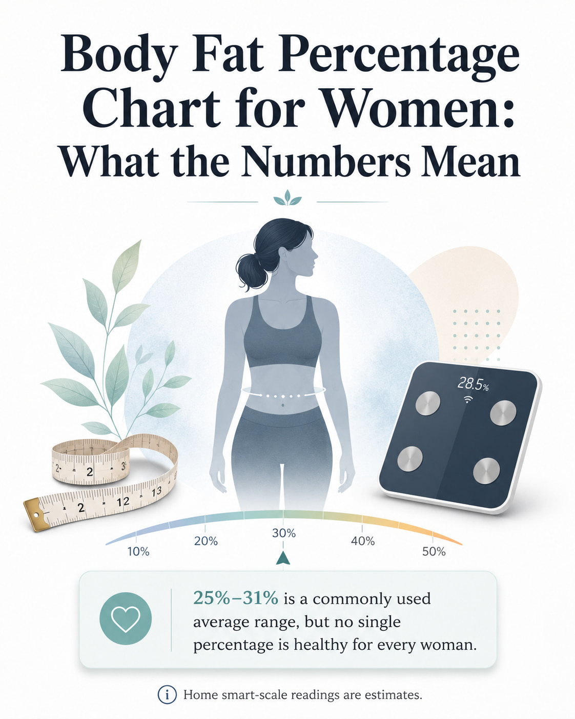 Body Fat Percentage Chart for Women: What the Numbers Mean