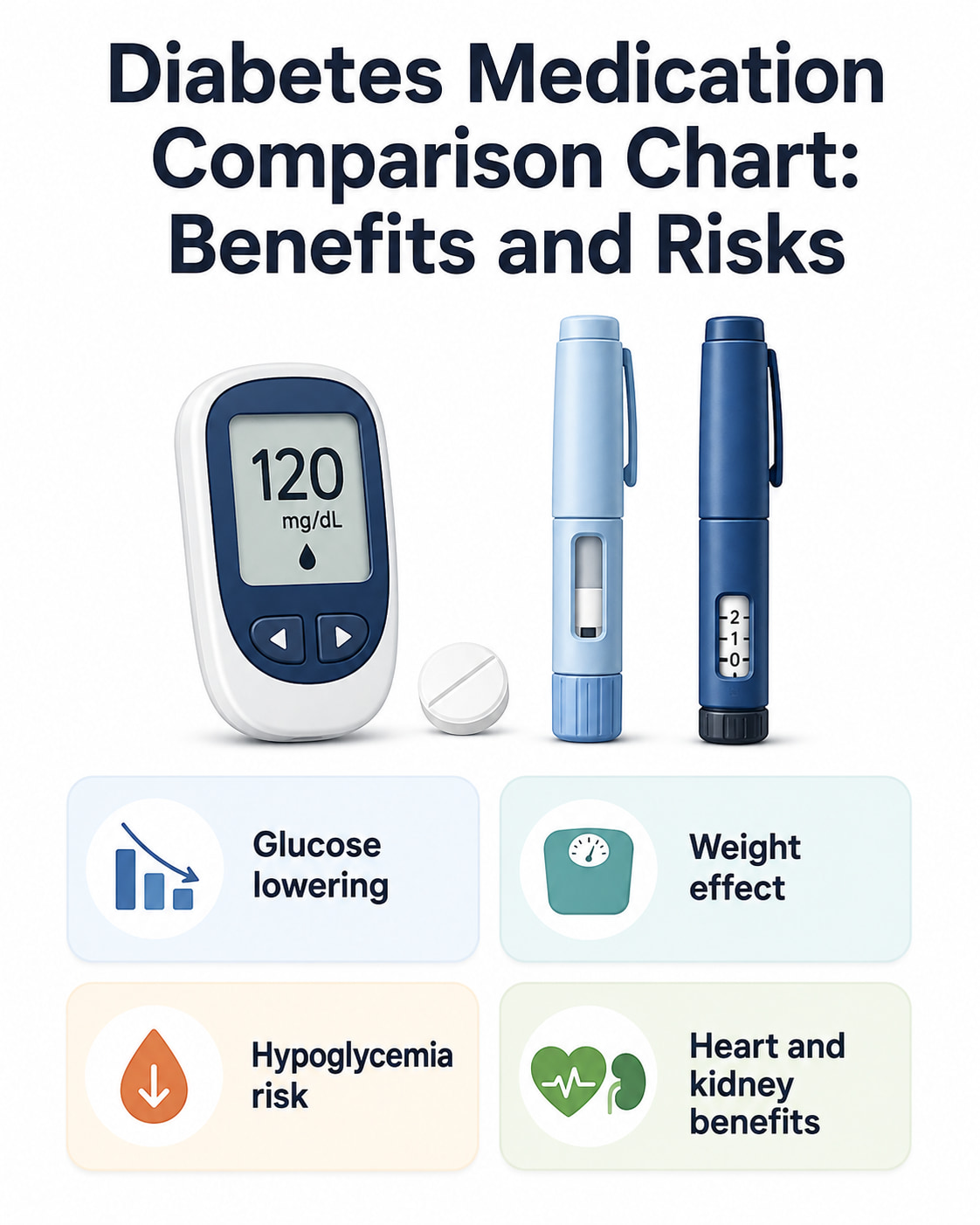 Diabetes Medication Comparison Chart: Benefits and Risks