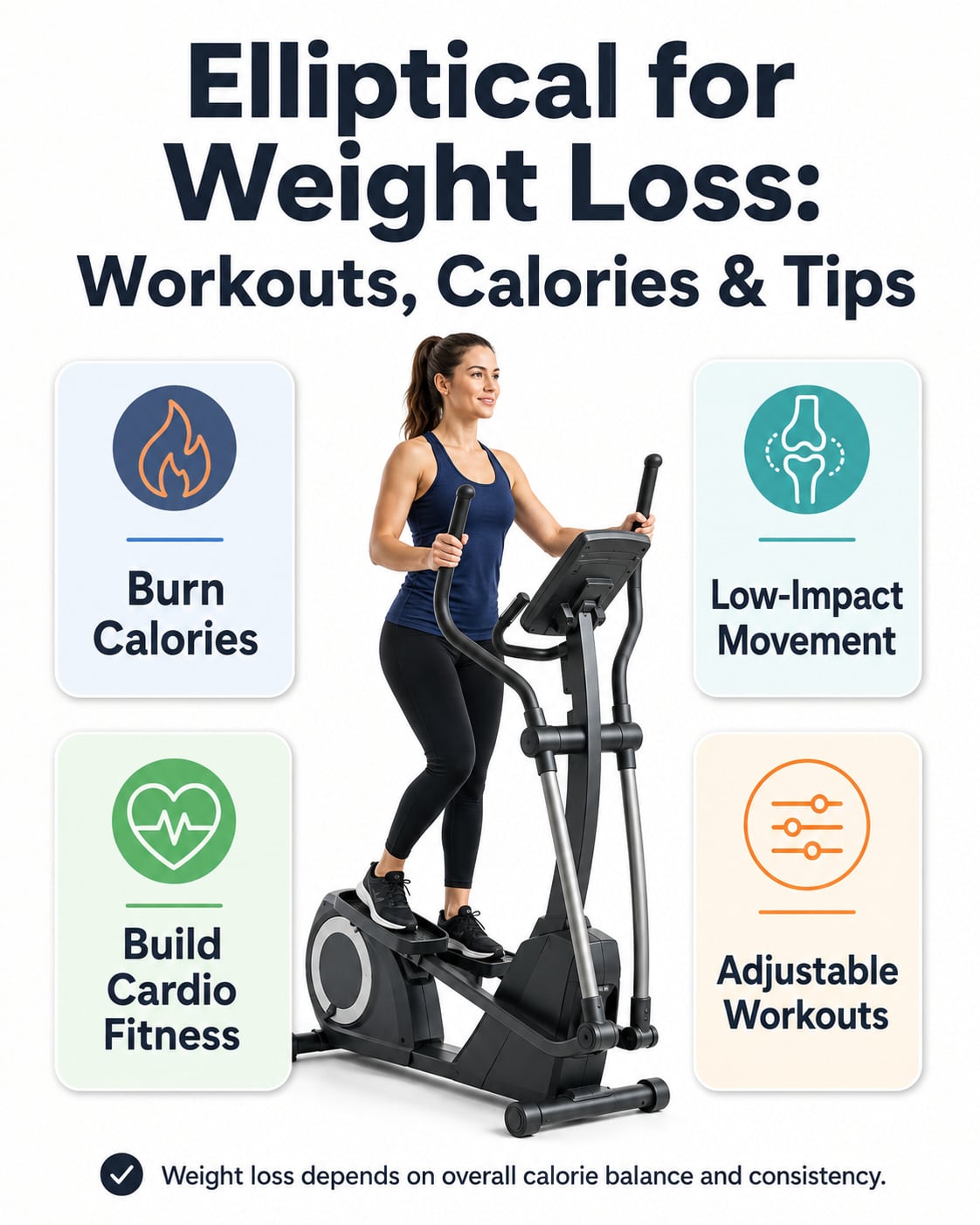 Elliptical for Weight Loss: Workouts, Calories & Tips