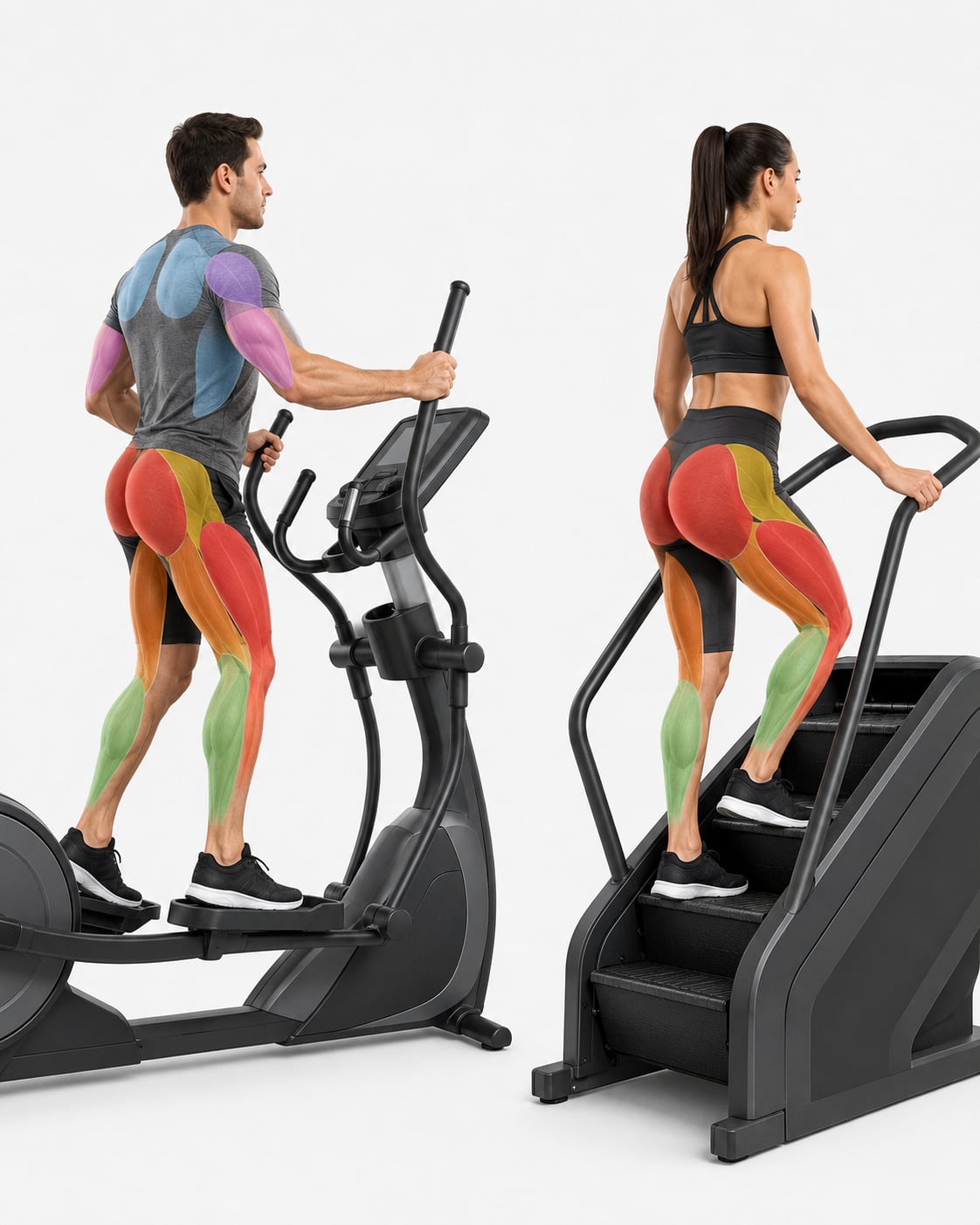 Elliptical vs Stair Climber Muscles Worked