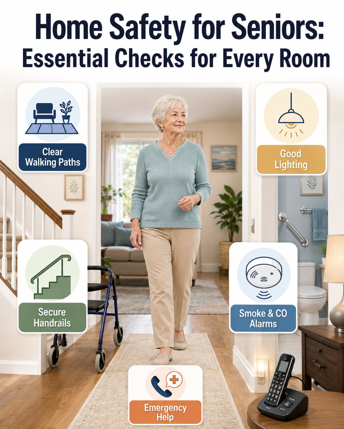 Home Safety for Seniors: Essential Checks for Every Room