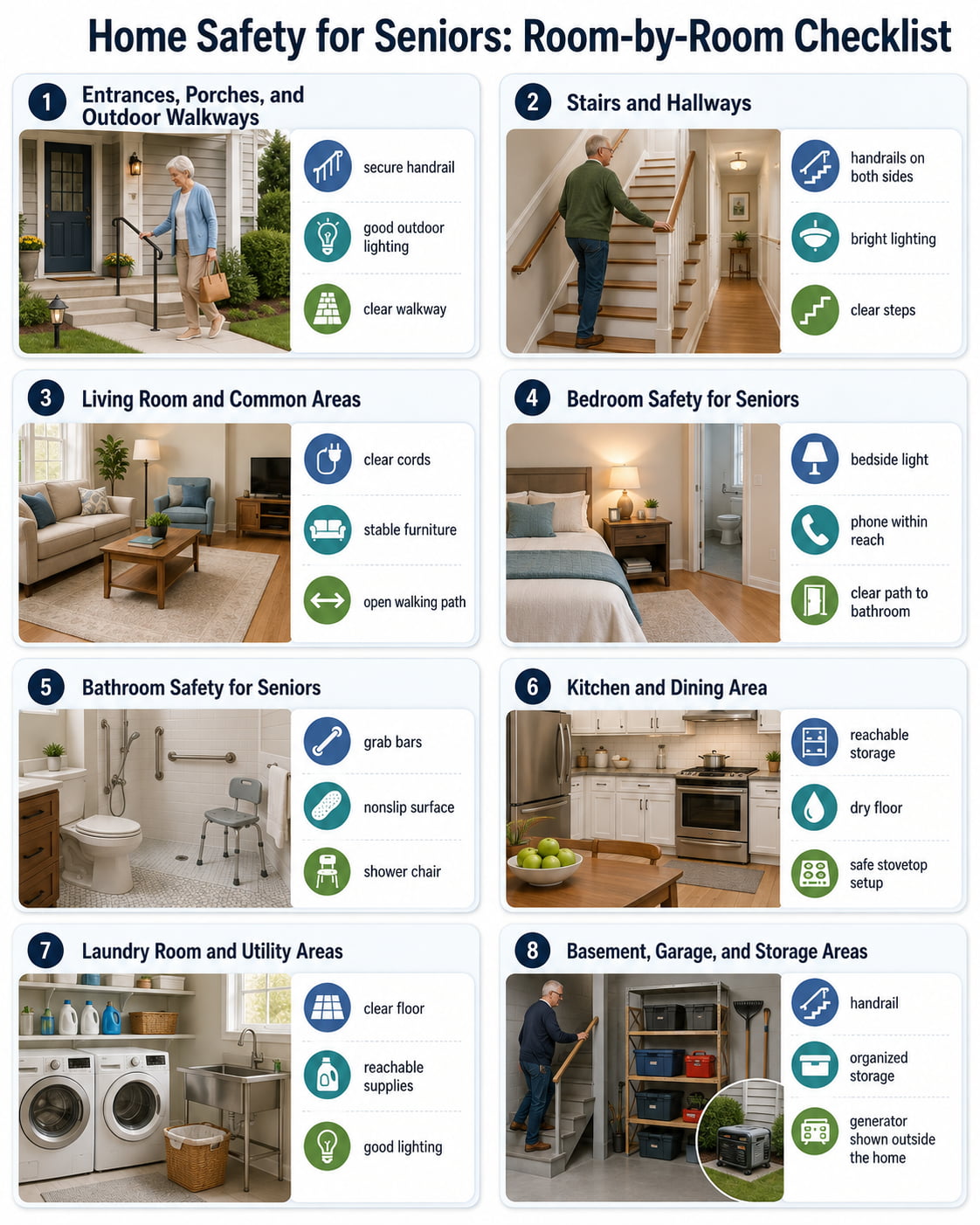 Home Safety for Seniors: Room-by-Room Checklist