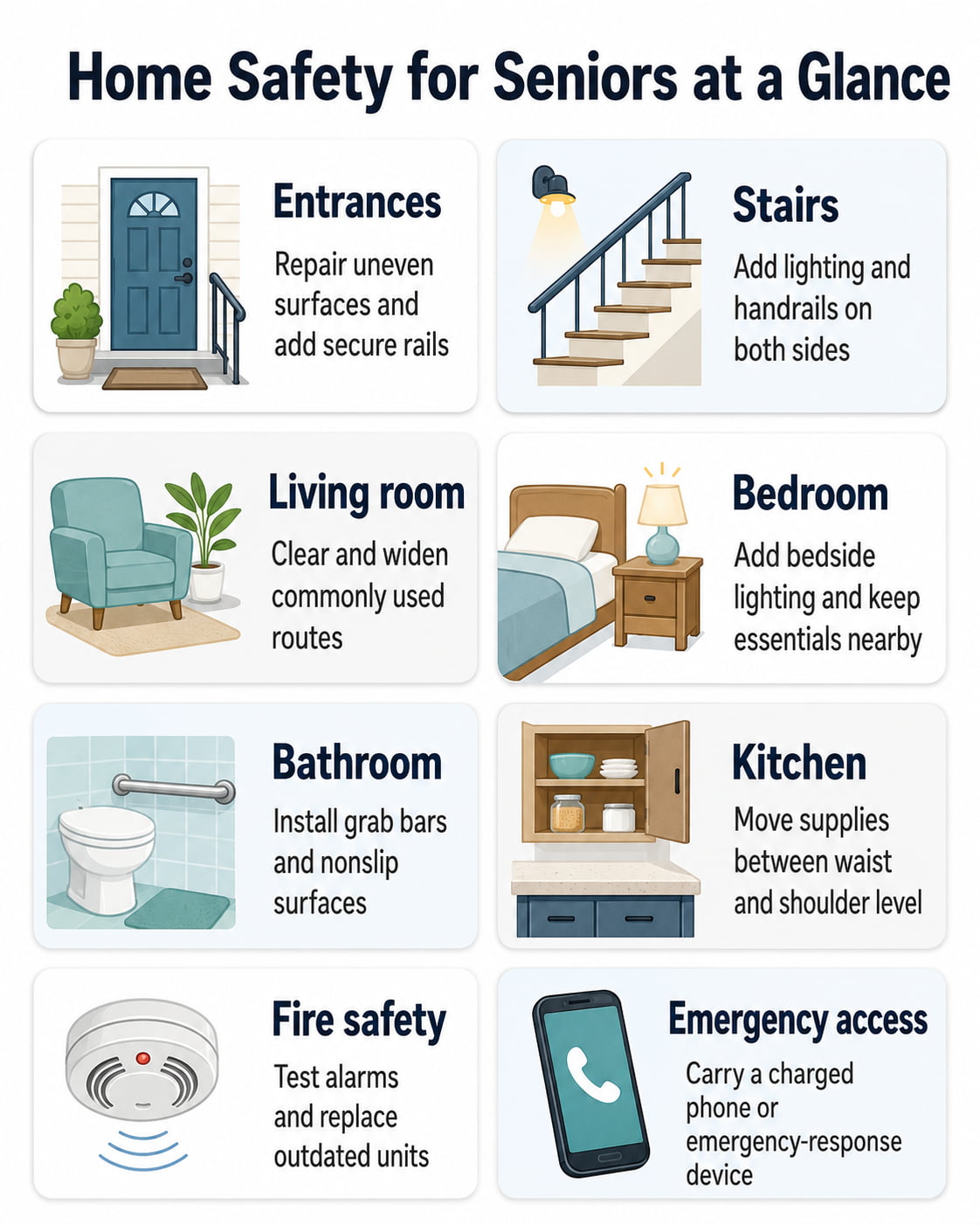 Home Safety for Seniors at a Glance