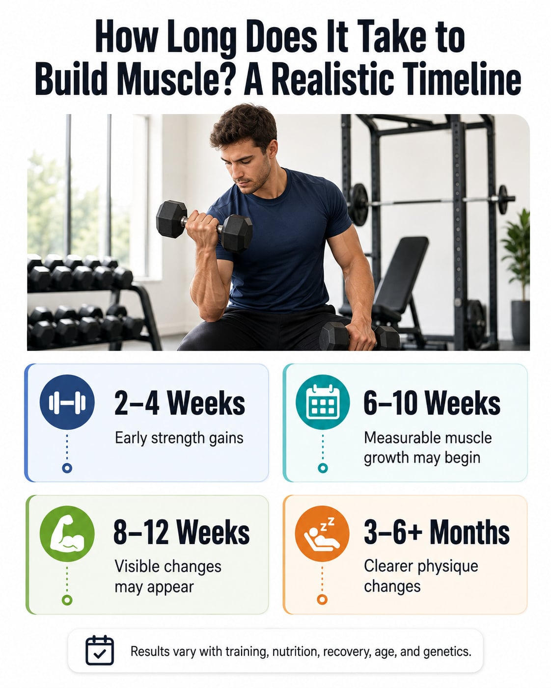 How Long Does It Take to Build Muscle? A Realistic Timeline