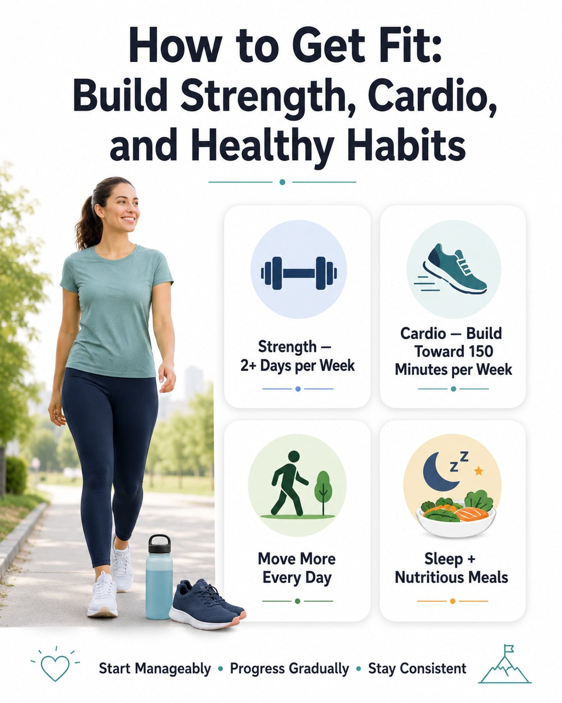 How to Get Fit: Build Strength, Cardio, and Healthy Habits