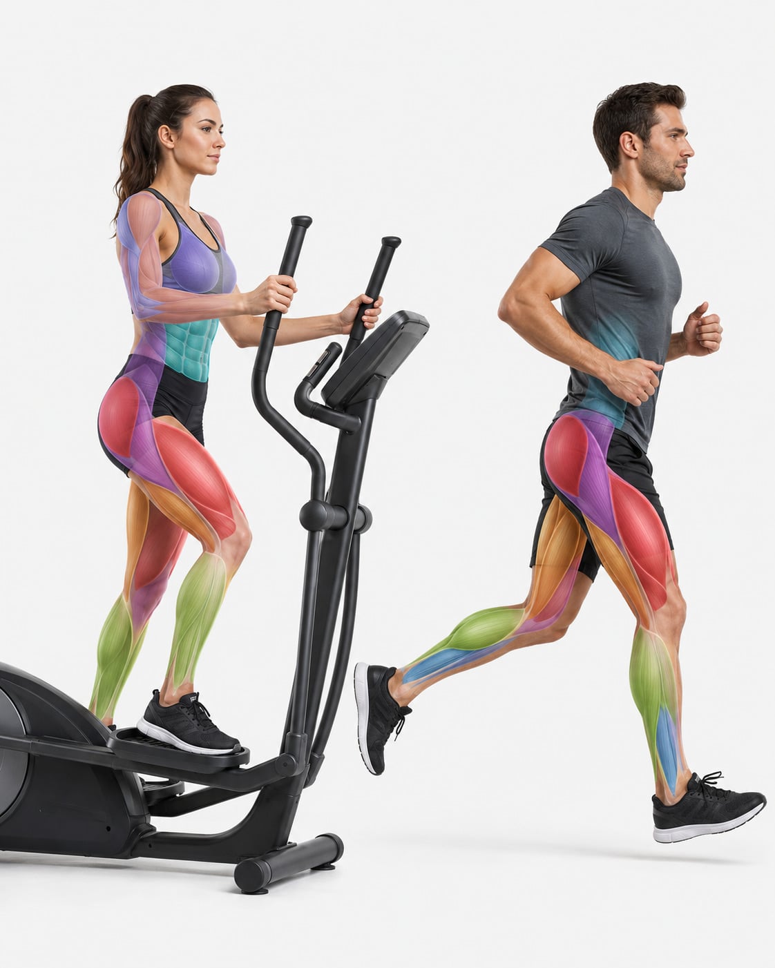 Muscles Worked: Elliptical vs Running