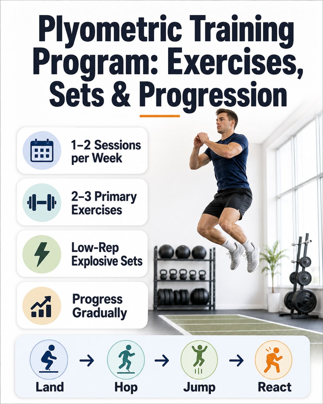 Plyometric Training Program: Exercises, Sets & Progression