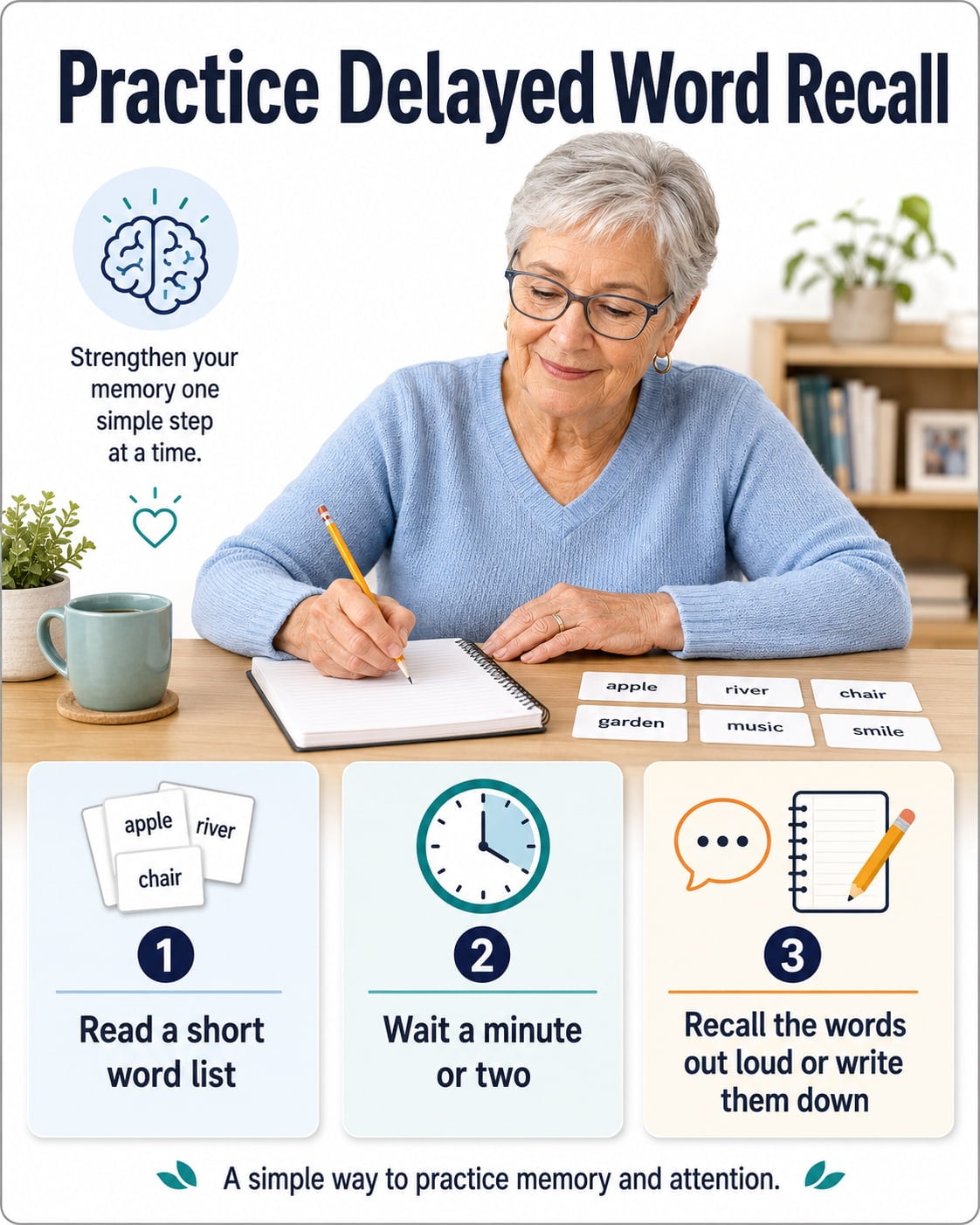 Practice Delayed Word Recall