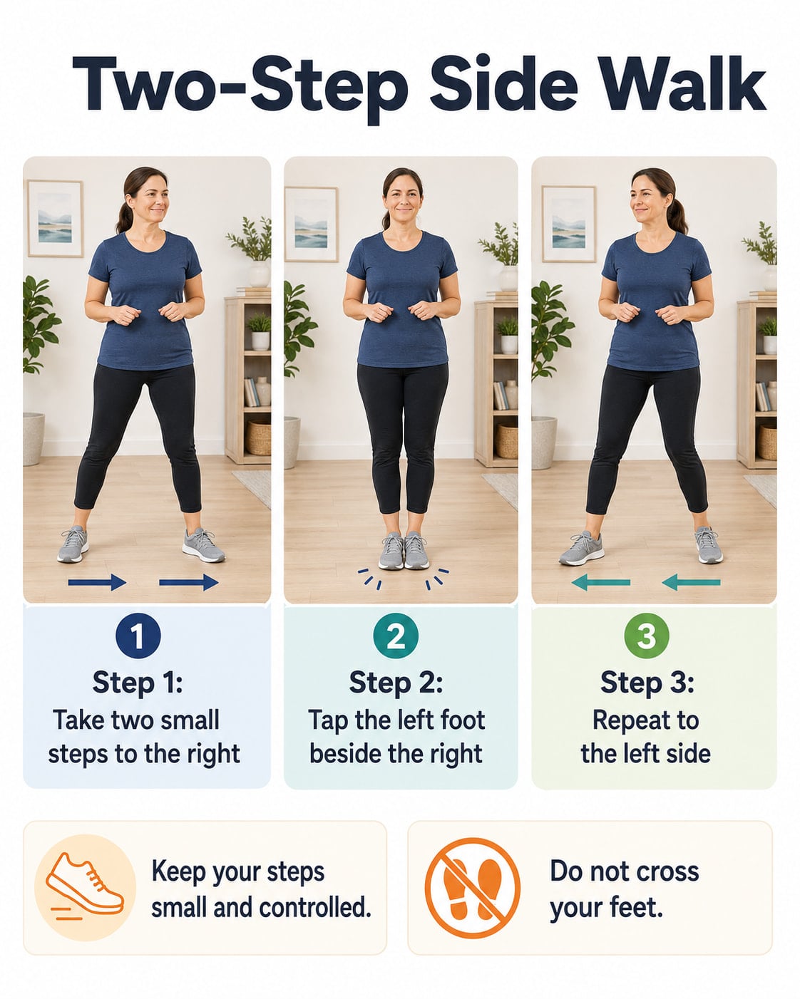 Two-Step Side Walk