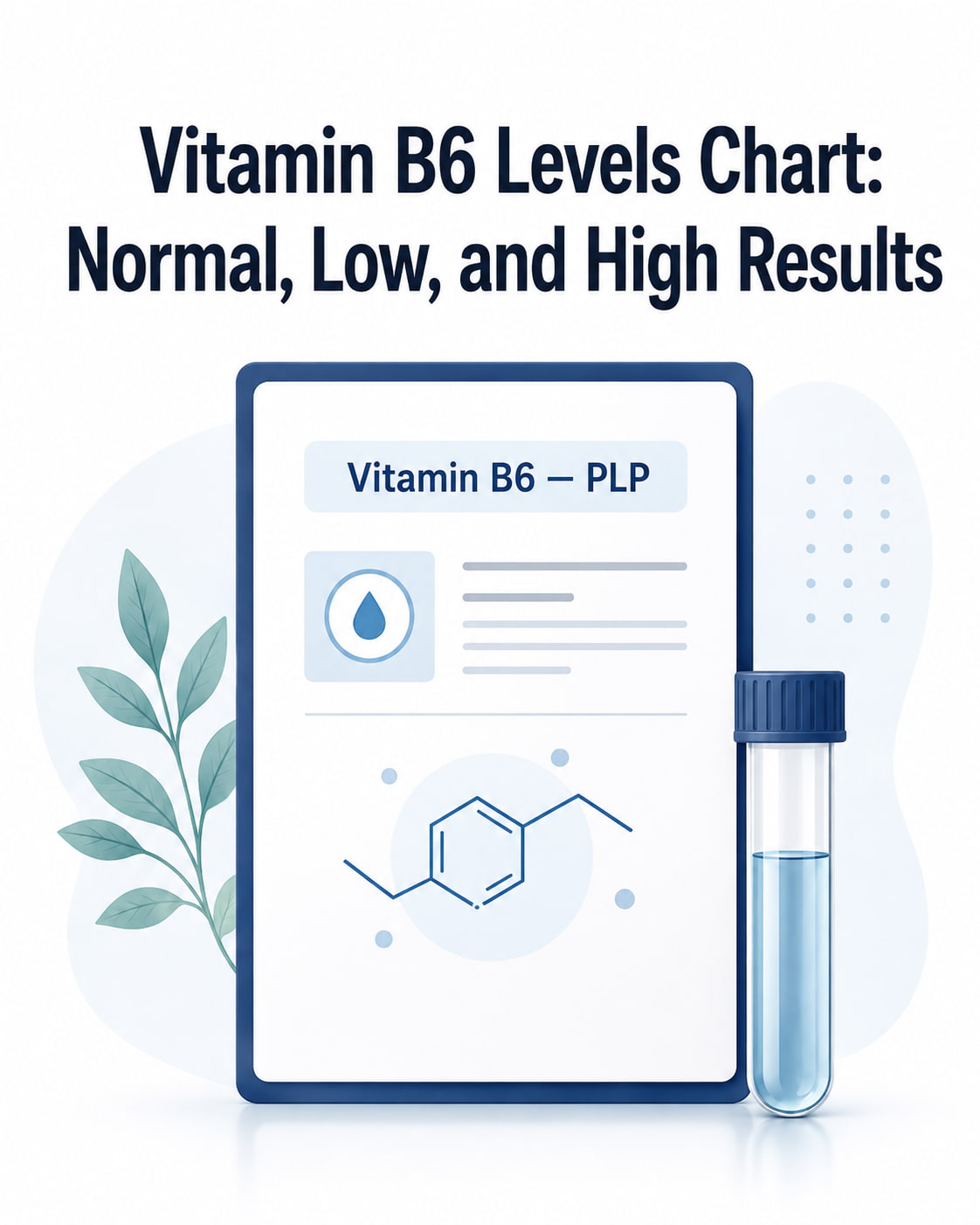 Vitamin B6 Levels Chart: Normal, Low, and High Results