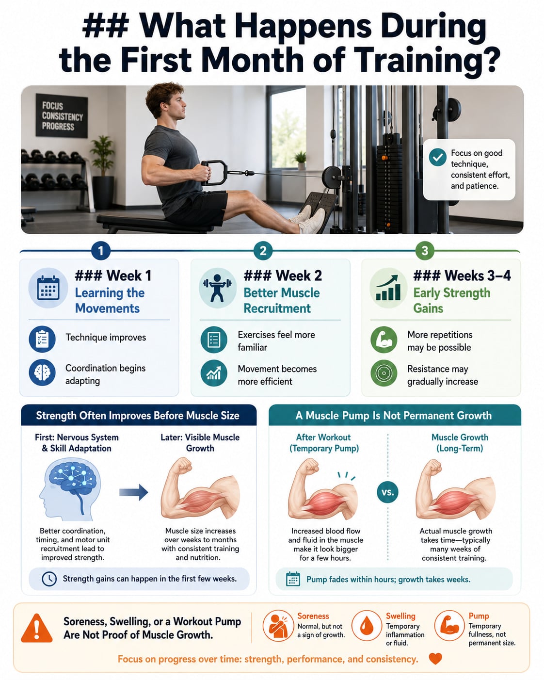What Happens During the First Month of Training?