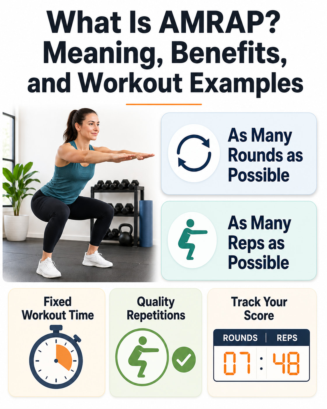 What Is AMRAP? Meaning, Benefits, and Workout Examples