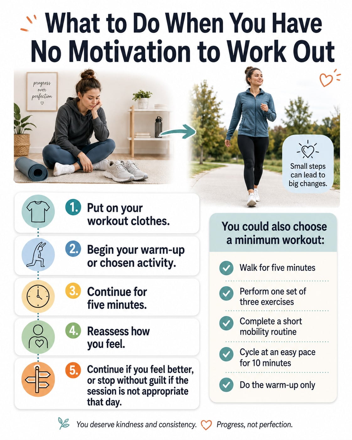 What to Do When You Have No Motivation to Work Out