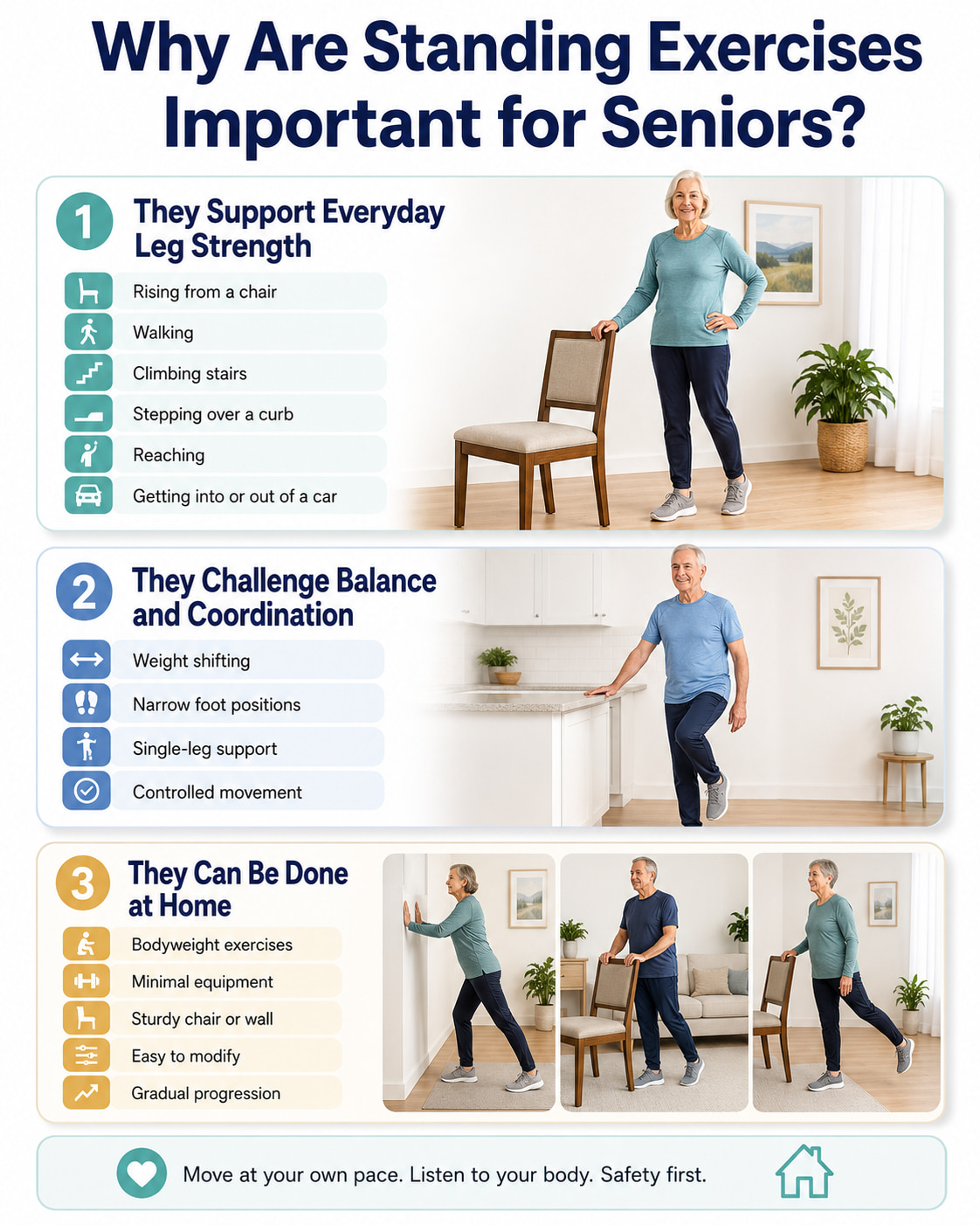 Why Are Standing Exercises Important for Seniors?