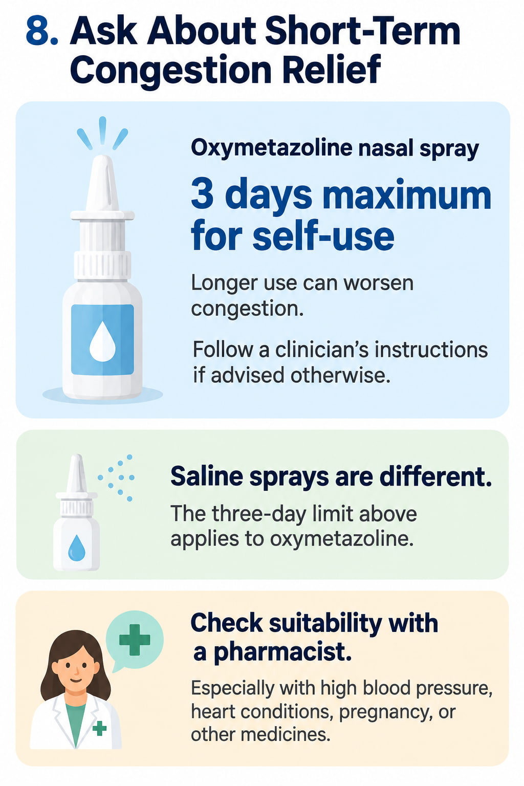 Ask About Short-Term Congestion Relief