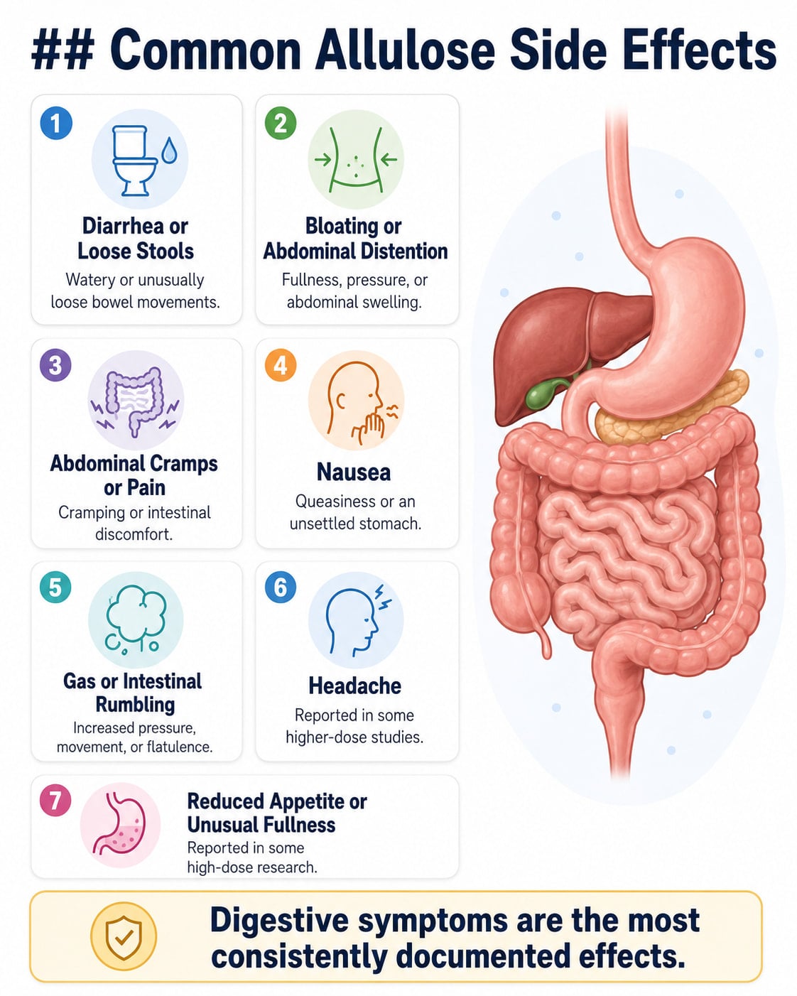 Common Allulose Side Effects